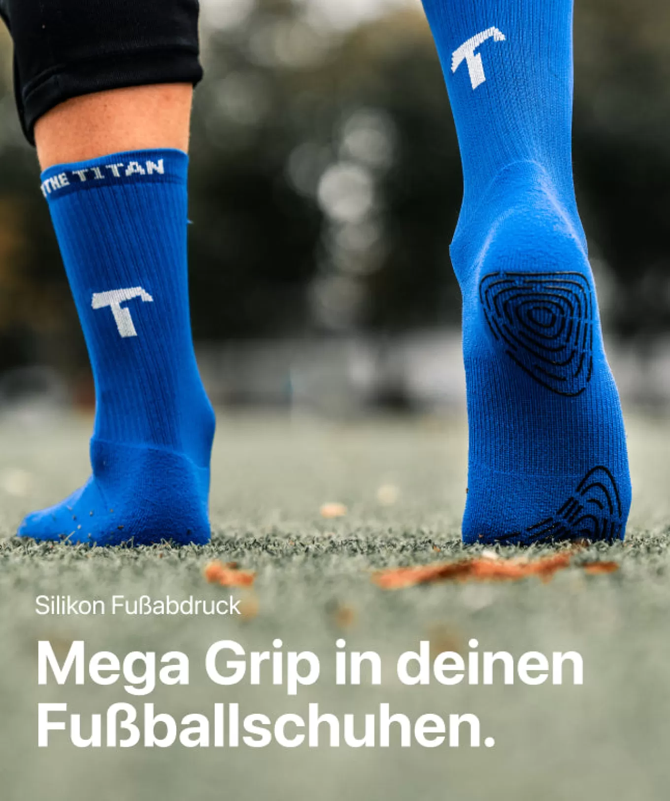 Sale T1TAN Grip Socks - Blau