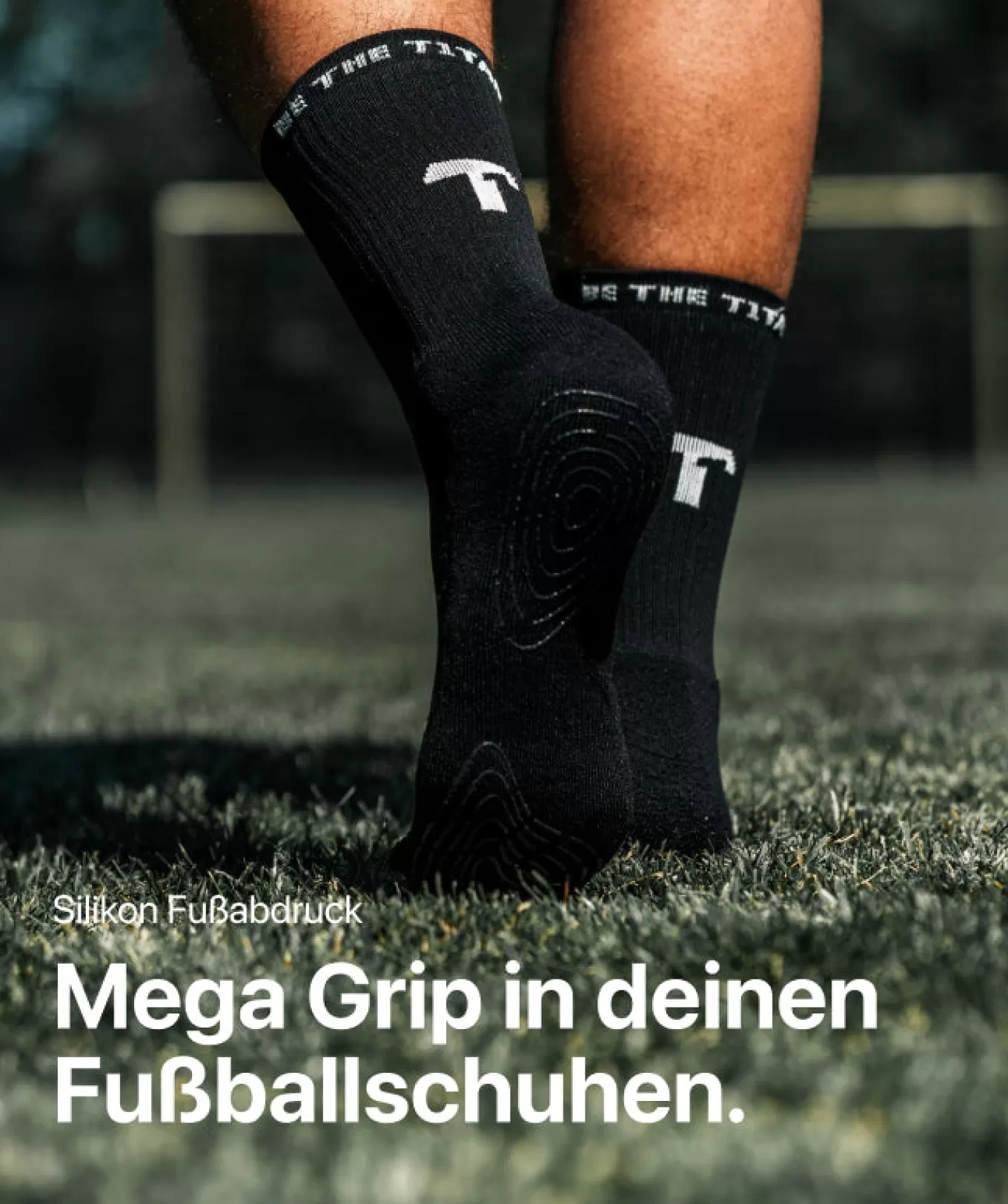 Shop T1TAN Grip Socks - Schwarz
